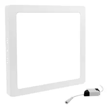 Kit 10 Painel Plafon Led Sobrepor 25w Quadrado Neutro Cor Branco/neutro 110v/220v (bivolt) Foto mini 4