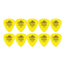 Kit 10 Palheta Tortex Dunlop U.s.a Amarela .73mm Foto mini 1