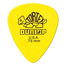 Kit 10 Palheta Tortex Dunlop U.s.a Amarela .73mm Foto mini 2