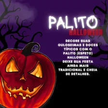 Kit 10 Palito Aranha/morcego/ab贸bora Decorar Festa Halloween Foto mini 2