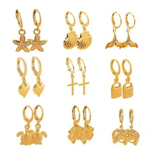 Kit 10 Pares De Brincos Folheados A Ouro P/ Foto mini 1
