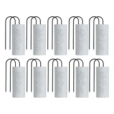 Kit 10 Pcs - Capacitor Permanente Cabo 12uf 440v 450v - Fios Foto  mini 1