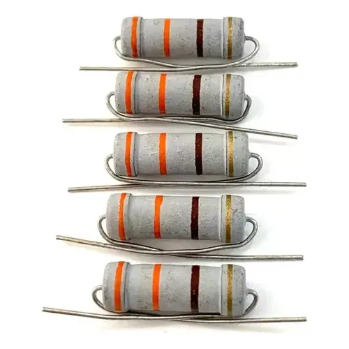 Kit 10 Pçs Resistor Metal Filme 330r 3w 330 Ohms Foto 1