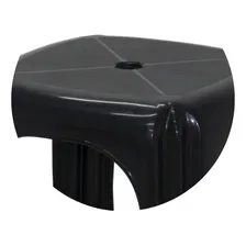 Kit 10 Peças Banqueta Itauna Preta Tramontina Em Plastico Cor Preto Foto mini  3