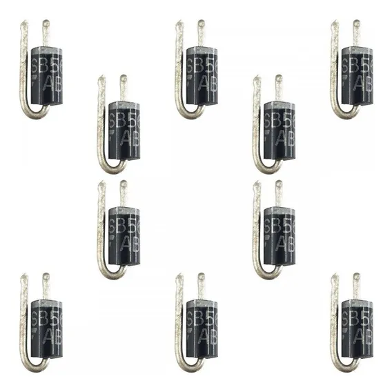 Kit 10 Peças Diodo Retificador Schottky 5a 60v Sb560 Foto 1