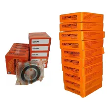 Kit 10 Peças Rolamento Rígido Esferas 6205 2rs C3 25x52x15 Cor Preto Foto mini 1