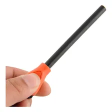 Kit 10 Pederneira Maciça Magnésio Fogo Sobrevivência Camping Cor Laranja Foto mini  2