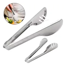 Kit 10 Pegador Salada Gelo Açucar Pinça Longo Aço Inox 24cm Foto mini 2