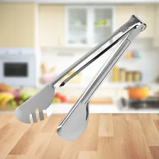 Kit 10 Pegador Salada Gelo Açucar Pinça Longo Aço Inox 24cm Foto mini 3