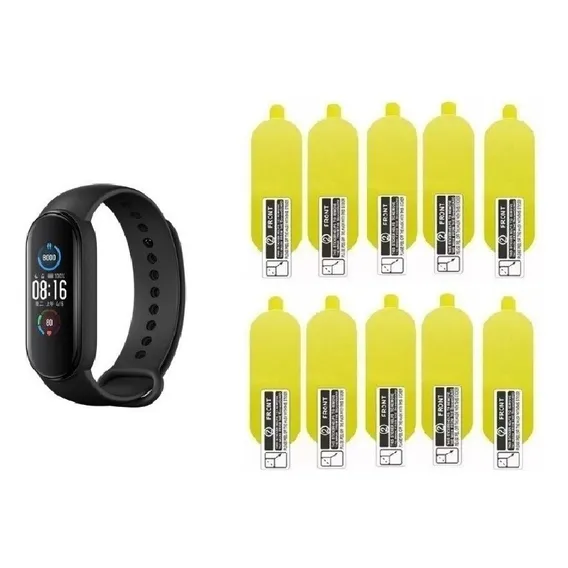 Kit 10 Películas Mi Band 5 Mb5 Xiaomi 24h Foto 1
