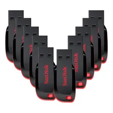 Kit 10 Pen Drive Sandisk 16gb Cruzer Blade 2.0 Foto mini 2