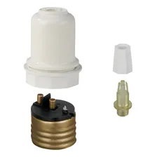 Kit 10 Pendentes Cabo Fio Rosca 1m 110/220w Estrutura Branco 110v/220v Foto mini 2