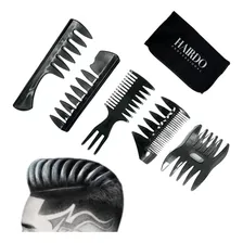 Kit 10 Pentes De Corte Cabeleireiro E Barbeiro Profissional Foto mini 4