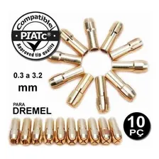 Kit 10 Pincas Para Micro Retifica Dremel Foto mini  3