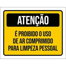 Kit 10 Placa Ar Comprimido Higiene Pessoal 36x46 Foto mini 1