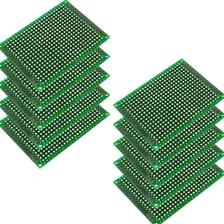 Kit 10 Placa Circuito Impresso Dupla Face Ilhada 7x9cm Pcb Foto mini 1