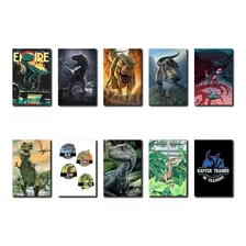 Kit 10 Placas Decorativas Dinossauro Foto  mini 1