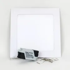 Kit 10 Plafon Embutir Luminaria Quadrado Led 6w 6000k Foto mini 4