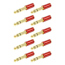 Kit 10 Plug Adaptador P2 Para P10 Estéreo Santo Angelo Cor Vermelho Foto mini 1