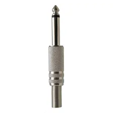 Kit 10 Plug P10 Conector Mono Metalico Guitarra Violão Baixo Foto mini 2