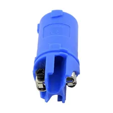 Kit 10 Plug Powercon Macho Azul Conector Ac 3 P贸lo Com Trava Foto mini 4
