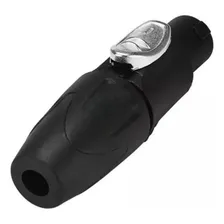 Kit 10 Plug Speakon Macho Conector Com Trava 4 Pinos Preto Foto mini  3