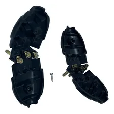 Kit 10 Plugue Pino Macho Com 2p+t 10a Nbr Preto Foto mini  2