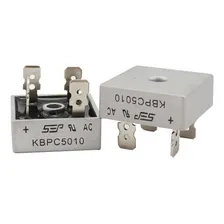 Kit 10 Ponte Retificadora Kbpc5010 50a 1000v, Kbpc 5010 Foto mini 2