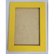 Kit 10 Porta Retrato 10x15 Cm Com Vidro Cor Amarelo Kit 10-10x15 Foto mini  2