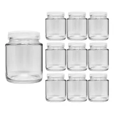 Kit 10 Potes Vidro 240ml - Congelar Papinha Ou Leite Materno Foto mini 1