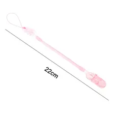 Kit 10 Prendedor Chupeta Modelo Mola Espiral Universal Bebe Cor Rosa Foto mini 4