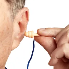 Kit 10 Protetor Auricular Plug Auditivo Silicone Confortável Cor Amarelo Foto mini 4