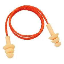 Kit 10 Protetor Auricular Veja Silicone 18db C/ Cordão Foto mini 1