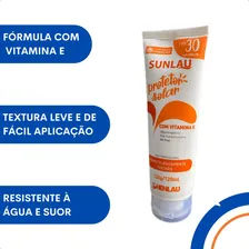 Kit 10 Protetor Solar Uv Fps 30 Vitamina E Profissional 120g Foto mini 4