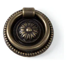 Kit 10 Puxadores Colonial Argola Ouro Velho Pz 50 Foto  mini 1