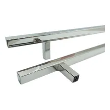 Kit 10 Puxadores Quadrado Haste Inox Polido 160mm Móveis Foto mini  2