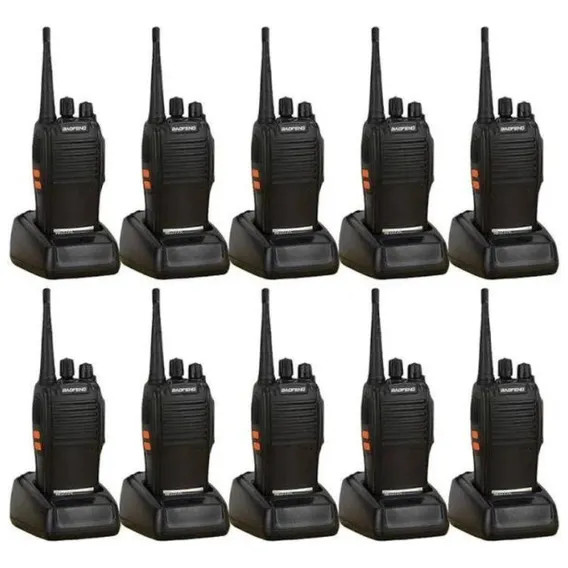 Kit 10 Rádios Comunicador Vhf/uhf/ Fm Baofeng 777s Walktalk Foto 1