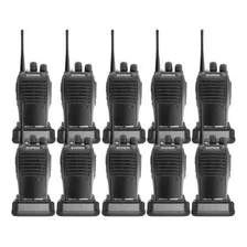 Kit 10 Rádios Comunicador Vhf/uhf/ Fm Baofeng 777s Walktalk Foto mini  2