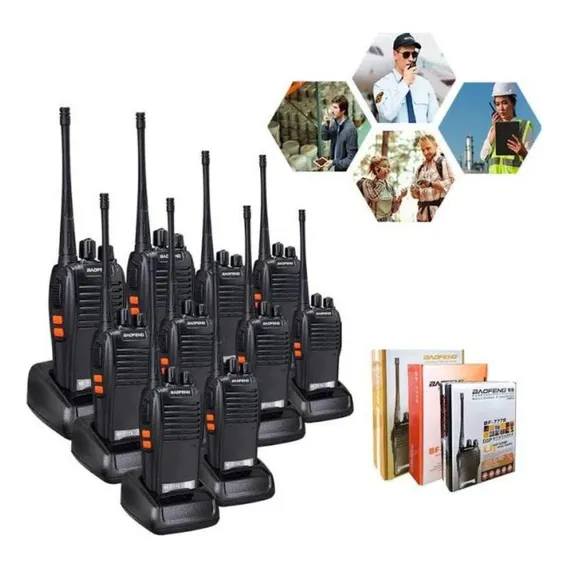 Kit 10 Radios Comunicadores Baofeng Bf-777s Foto 1