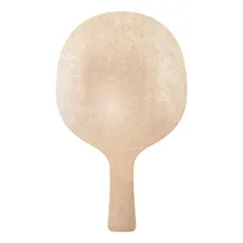 Kit 10 Raquetes Ping Pong Mdf Cru Lembrancinha Foto mini 3