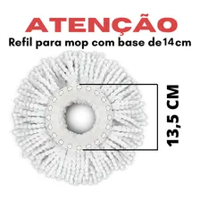 Kit 10 Refil Para Mop Giratorio Fit Rmop5011 Flashlimp Foto mini 2