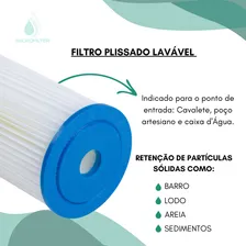 Kit 10 Refil Plissado Lavável 20 Filtro 5 Micra Foto mini 3