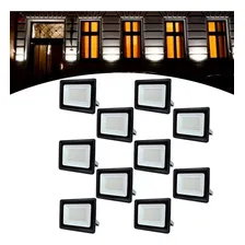 Kit 10 Refletor Led 20w Jardim Prova Dágua Foto  mini 1
