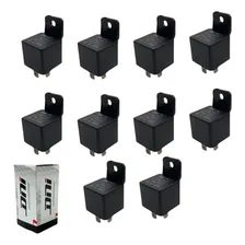Kit 10 Rele Auxiliar Universal Reversor 12v 40a 5 Terminais Foto  mini 1
