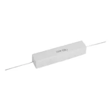 Kit 10 Resistor 15r 20w Porcelana Atenuador De Som Foto  mini 1