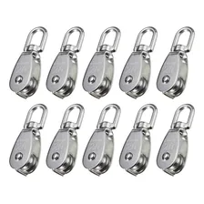 Kit 10 Roldana Polia Moitão M20 Aço Inox Rede Pesca Espinhel Foto mini 1