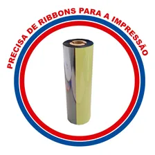 Kit 10 Rolo Etiqueta Couche 100x90 Elgin, L42, Argox, Zebra Cor Branco Foto mini  3