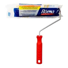 Kit 10 Rolo Lã Sem Respingo 15cm Pintura Tinta Latex Roma Foto mini 1