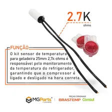 Kit 10 Sensor Campo 2,7k Geladeira Brastemp Consul W10531315 Foto mini 2