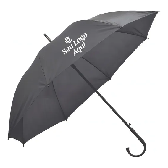 Kit 10 Sombrinha Guarda-chuva Personalizado Guarda Chuva Cor Preto Foto 1